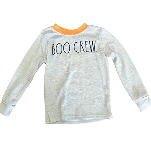 Rae Dunn Boo Crew Halloween Toddler Long Sleeve Unisex P.J Shirt. Size 24 Months